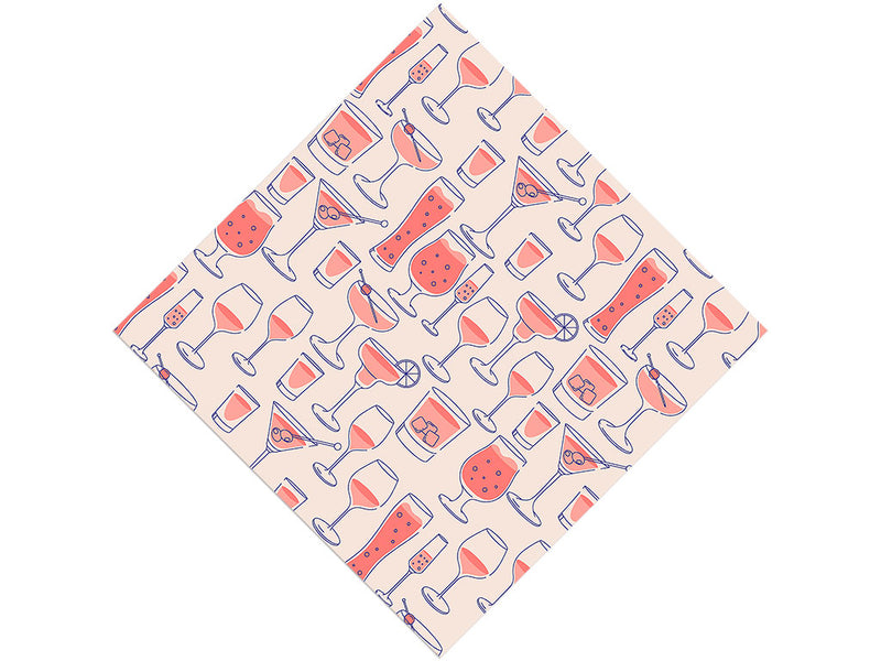 Daytime Rosé Alcohol Vinyl Wrap Pattern