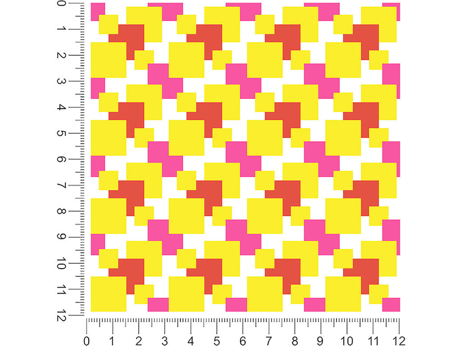 daytime soaps abstract geometric 1ft x 1ft Craft Sheets