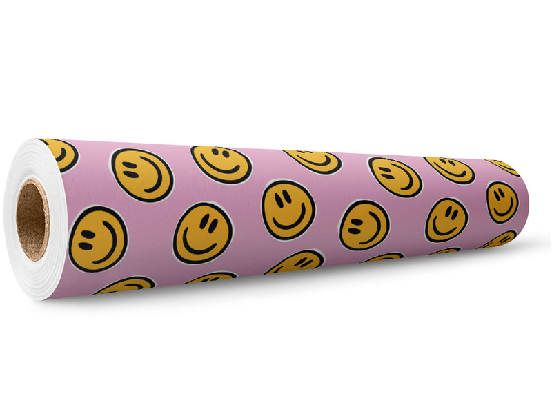 Dazed Confusion Emoji Wrap Film Wholesale Roll~Rwraps Series 914 Digitally Printed Vinyl Roll~5