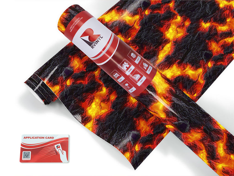 deadly combustion lava Craft Vinyl Roll