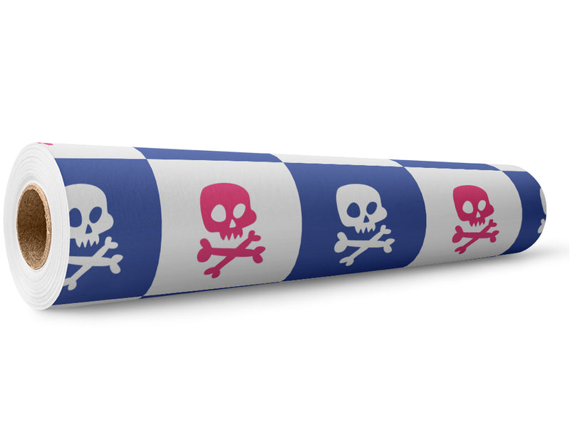 Death Blues Halloween Wrap Film Wholesale Roll~Rwraps Series 914 Digitally Printed Vinyl Roll~5