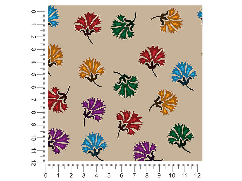 deco blossoms floral 1ft x 1ft Craft Sheets