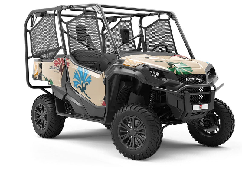 Deco Blossoms Floral Utility Vehicle Vinyl Wrap