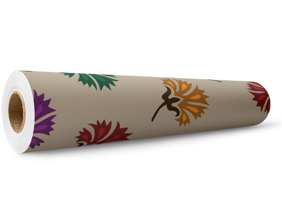 Deco Blossoms Floral Wrap Film Wholesale Roll~Rwraps Series 914 Digitally Printed Vinyl Roll~5