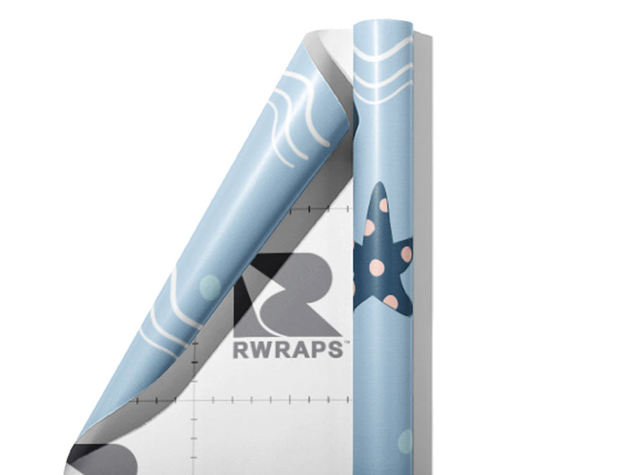 Deep Blue Marine Life Wrap Film Sheets~Rwraps Series 914 Deep Blue Marine Life Scrolled Sheet~3