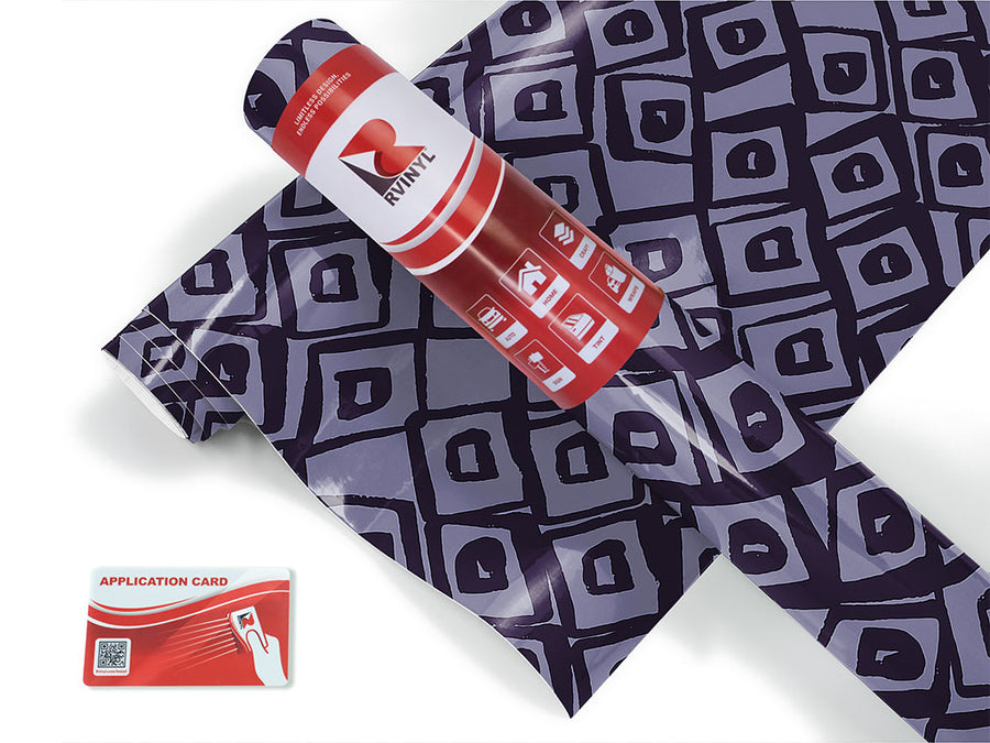 deep core abstract geometric Craft Vinyl Roll