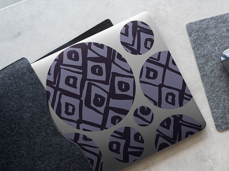 deep core abstract geometric DIY Laptop Stickers