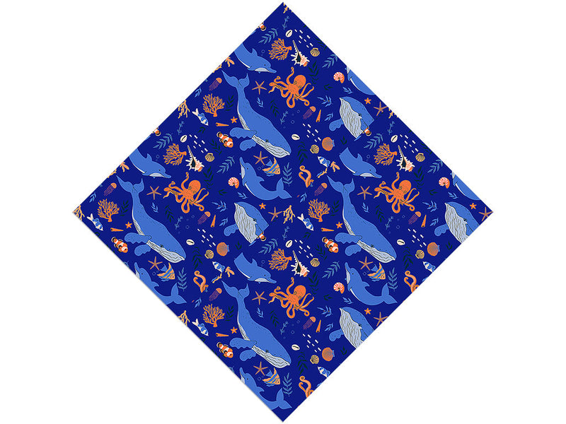 Deep Dive Marine Life Vinyl Wrap Pattern