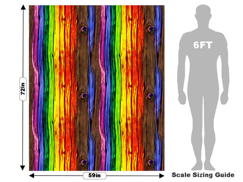 Deep Stain Wood Plank Vehicle Wrap Scale~Rwraps Series 914 Deep Stain Wood Plank Measurements~2