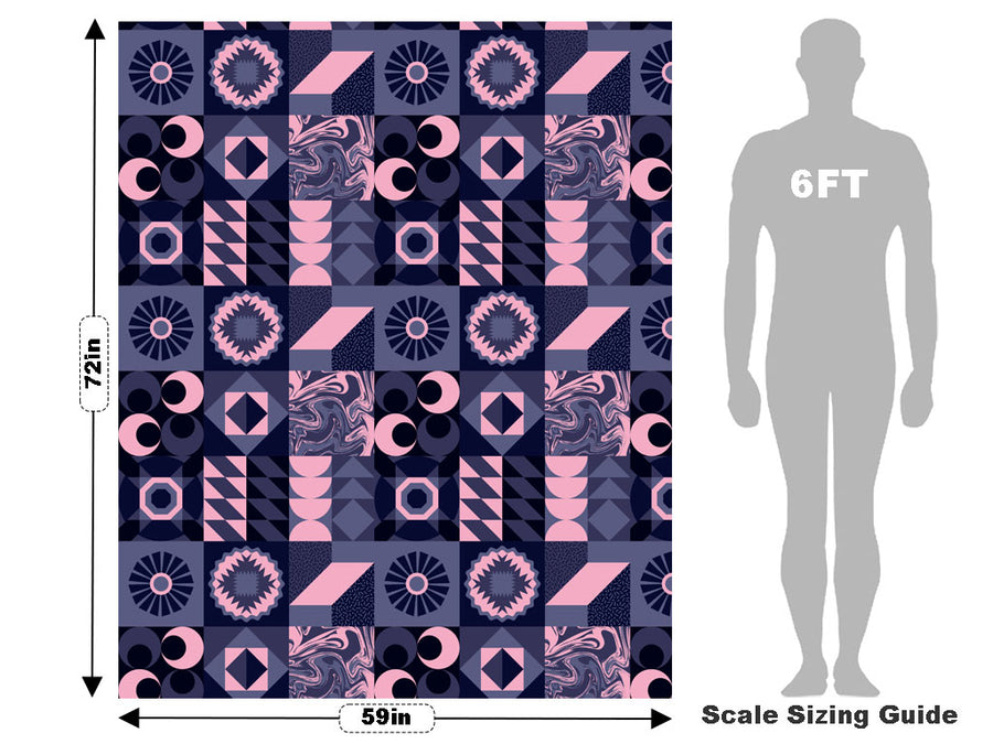 Deep Thoughts Mosaic Vehicle Wrap Scale~Rwraps Series 914 Deep Thoughts Mosaic Measurements~1