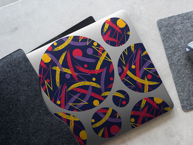 deep wilds abstract geometric DIY Laptop Stickers