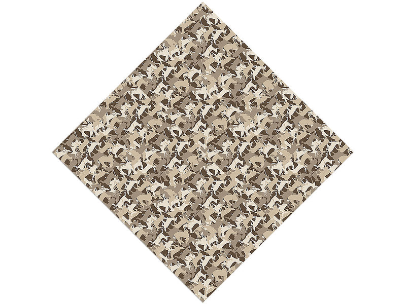Deer Silhouette Camouflage Vinyl Wrap Pattern