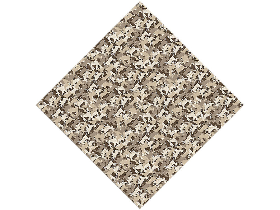 Deer Silhouette Camouflage Vinyl Wrap Pattern