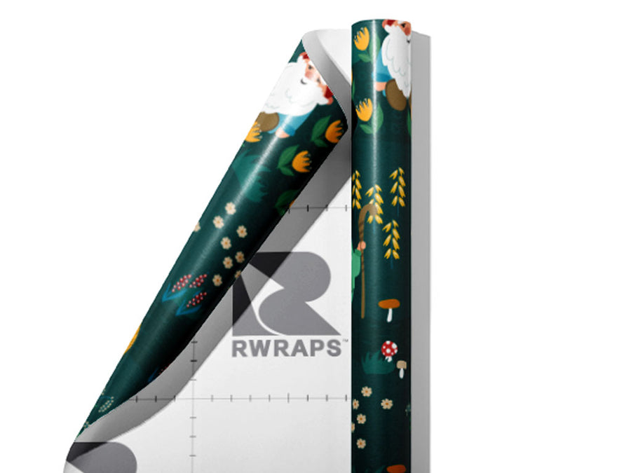 Delightful Dwarves Fantasy Wrap Film Sheets~Rwraps Series 914 Delightful Dwarves Fantasy Scrolled Sheet~3