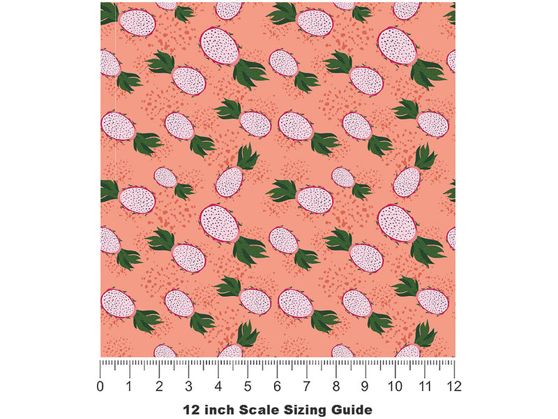 Delightful Treat Fruit Vinyl Film Pattern Size 12 inch Scale~Rwraps Delightful Treat Fruit Sizing Chart~2