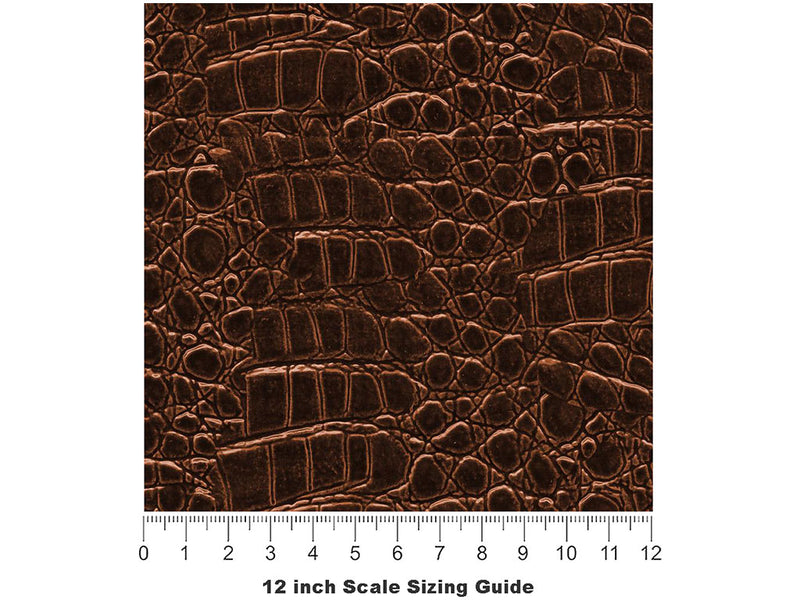 Delta Crocodile Vinyl Film Pattern Size 12 inch Scale~Rwraps Delta Crocodile Sizing Chart~3