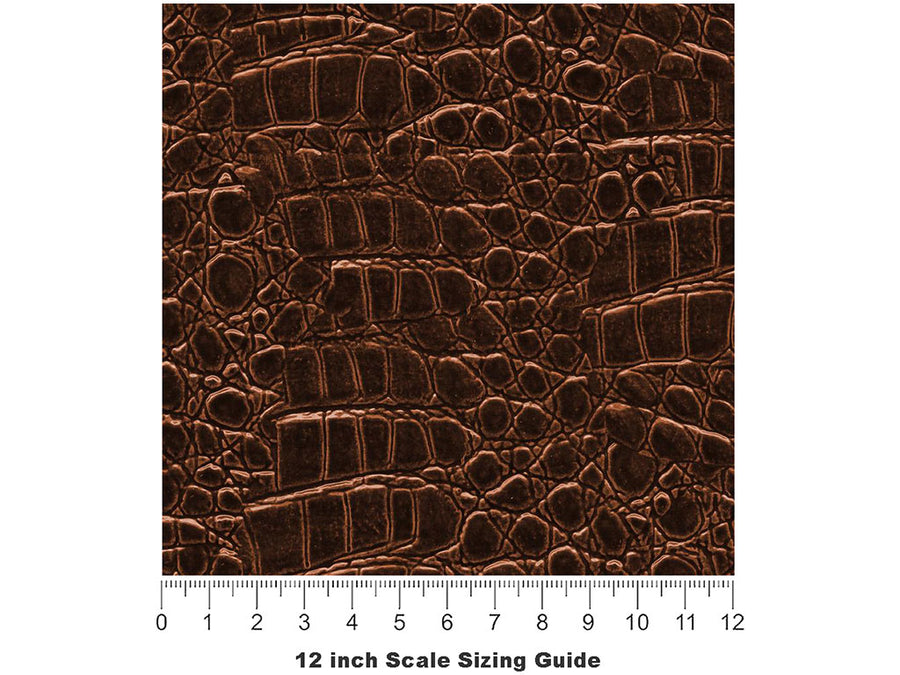 Delta Crocodile Vinyl Film Pattern Size 12 inch Scale~Rwraps Delta Crocodile Sizing Chart~3