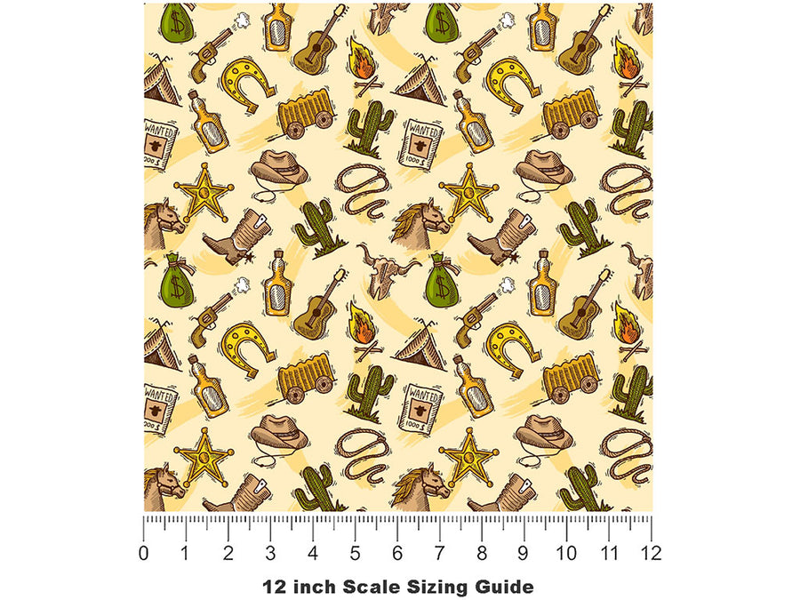 Delta Crossing Cowboy Vinyl Film Pattern Size 12 inch Scale~Rwraps Delta Crossing Cowboy Sizing Chart~2