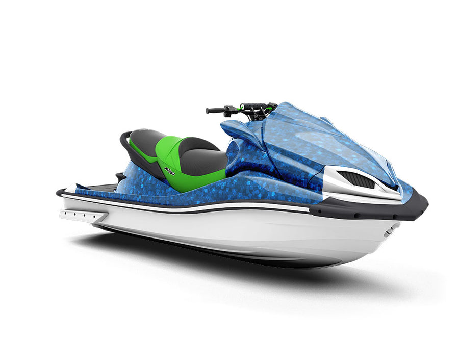 Denim Jeans Pixel Jet Ski Vinyl Customized Wrap