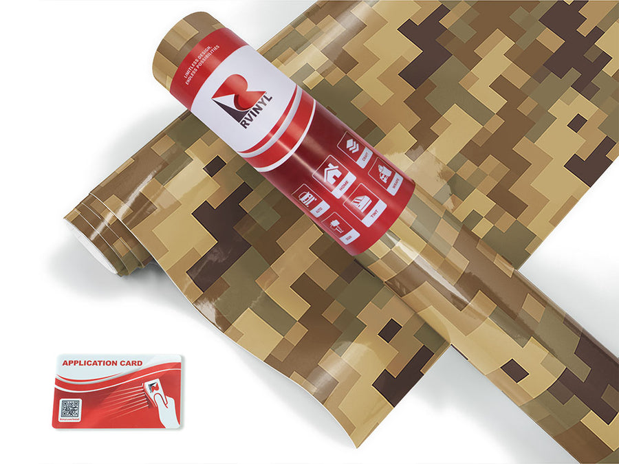 desert sands pixel Craft Vinyl Roll