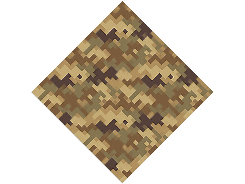 Desert Sands Pixel Vinyl Wrap Pattern