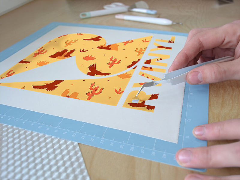 desert views western Easy Weed Craft Vinyl