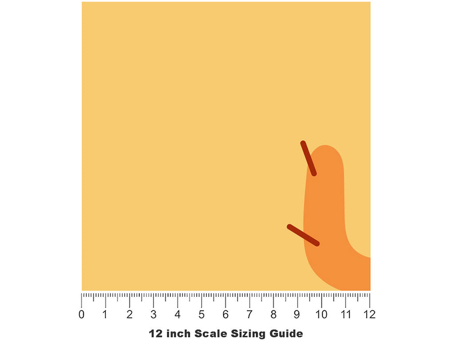 Desert Views Cowboy Vinyl Film Pattern Size 12 inch Scale~Rwraps Desert Views Cowboy Sizing Chart~2