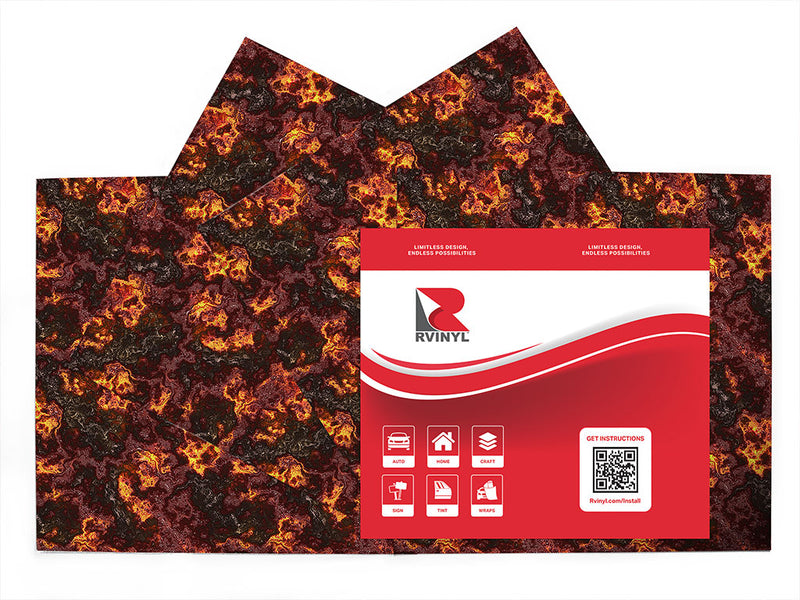 desolate landscape lava Craft Vinyl Sheet Pack
