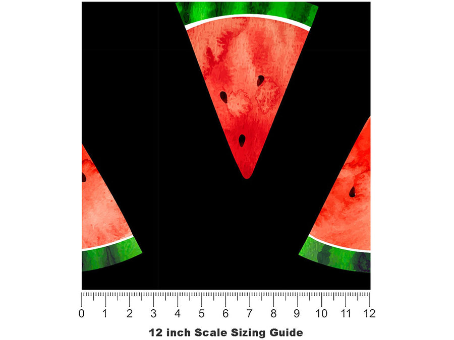 Dessert King Fruit Vinyl Film Pattern Size 12 inch Scale~Rwraps Dessert King Fruit Sizing Chart~2
