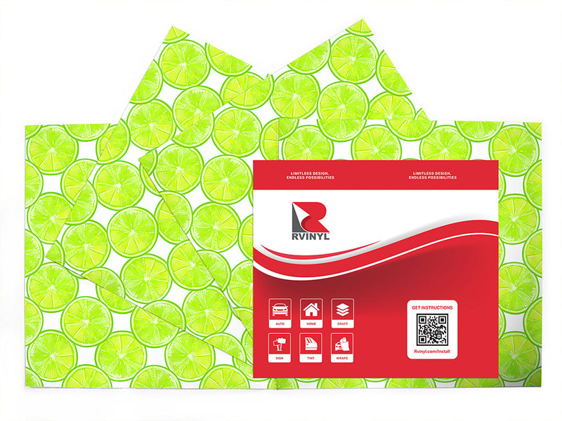 dessert lime fruit Craft Vinyl Sheet Pack