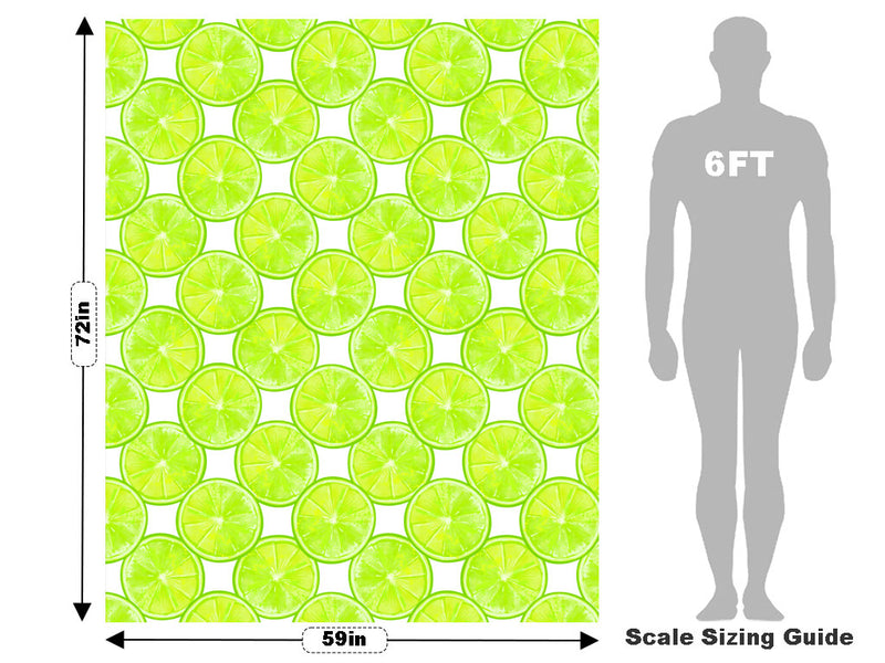 Dessert Lime Fruit Vehicle Wrap Scale~Rwraps Series 914 Dessert Lime Fruit Measurements~1