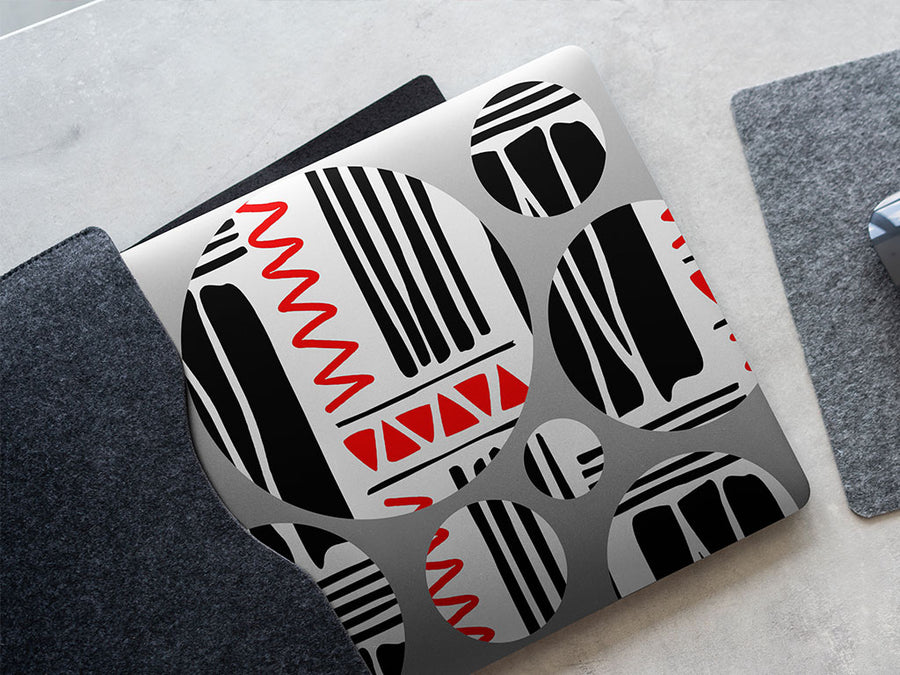 devil inside abstract geometric DIY Laptop Stickers