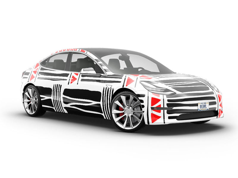 Devil Inside Abstract Vehicle Vinyl Wrap