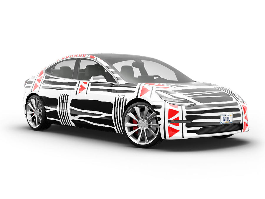 Devil Inside Abstract Vehicle Vinyl Wrap