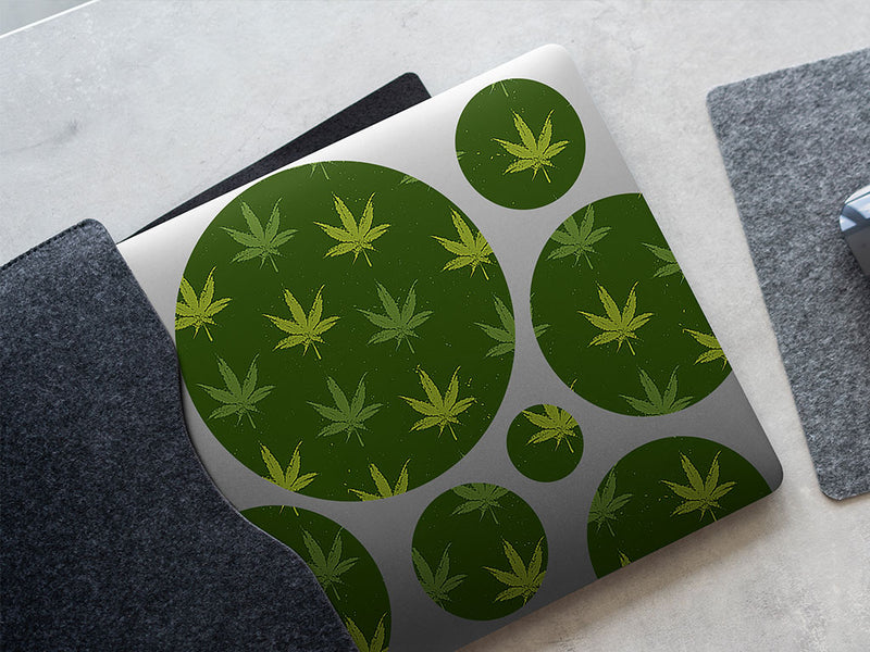 devils lettuce cannabis DIY Laptop Stickers