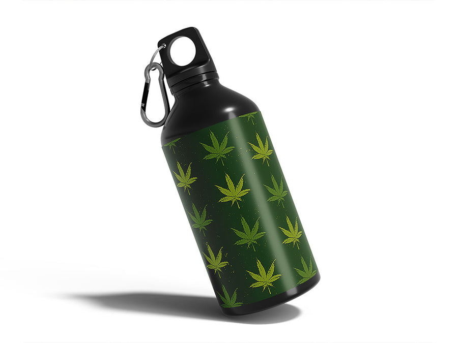 devils lettuce cannabis Water Bottle DIY Stickers