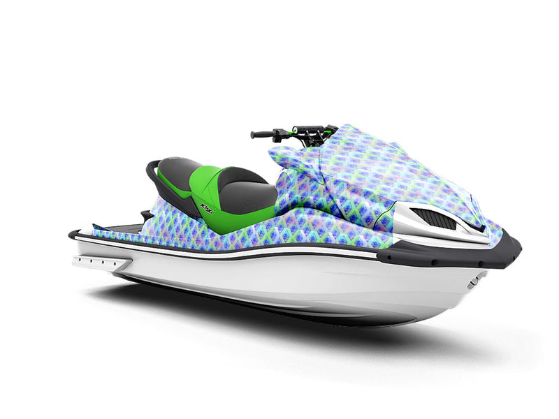 Diamond Ocean Tie Dye Jet Ski Vinyl Customized Wrap
