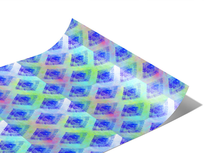 Diamond Ocean Tie Dye Vinyl Wraps~Rwraps Series 914 Digitally Printed Vinyl Wrap~0