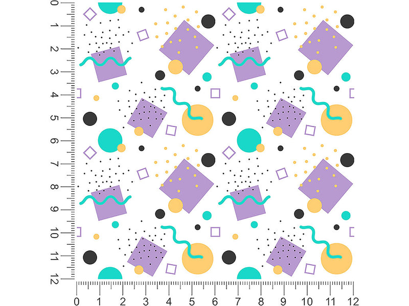 dice king abstract geometric 1ft x 1ft Craft Sheets