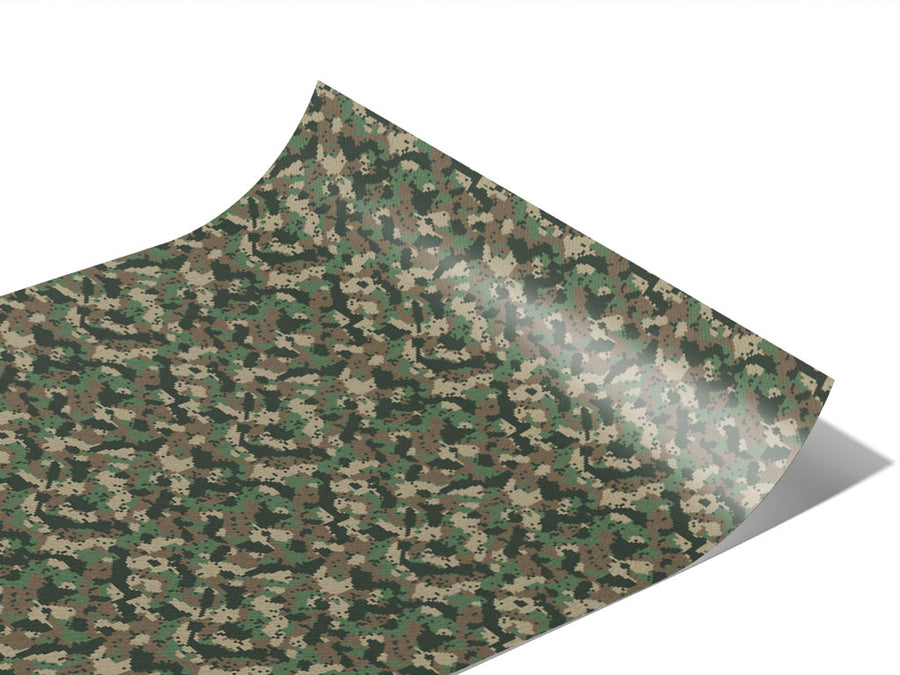 Digital Fabric Camouflage Vinyl Wraps~Rwraps Series 914 Digitally Printed Vinyl Wrap~1