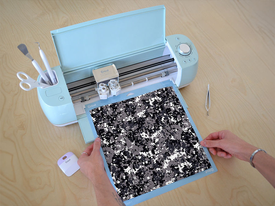 digital smoke camouflage Cricut Compatible Vinyl
