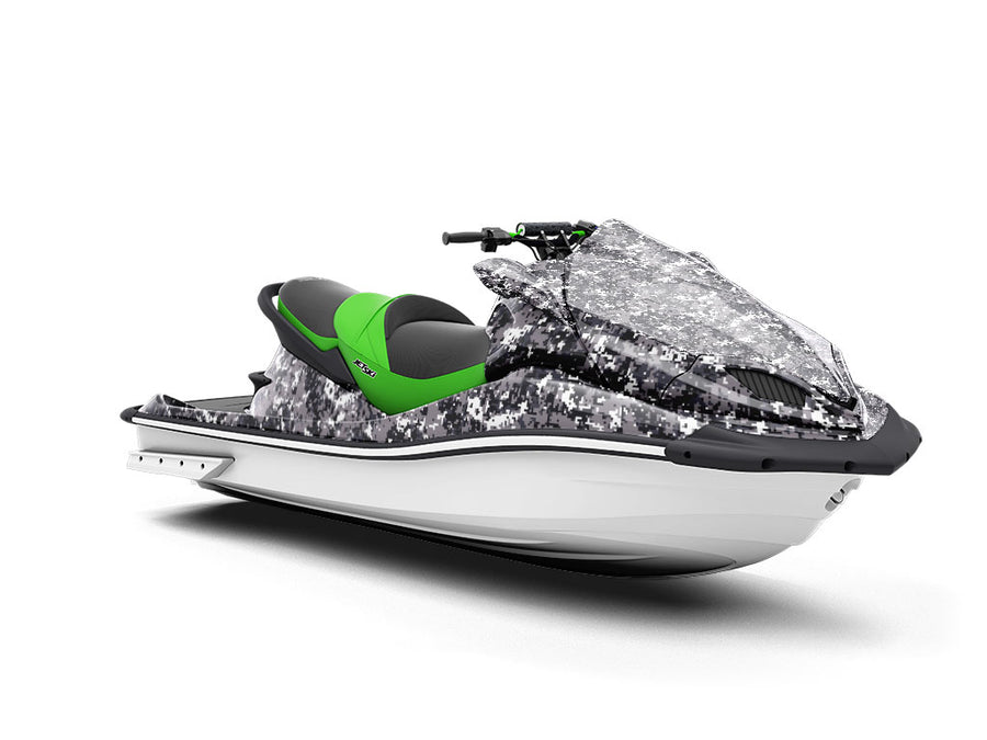Digital Smoke Camouflage Jet Ski Vinyl Customized Wrap