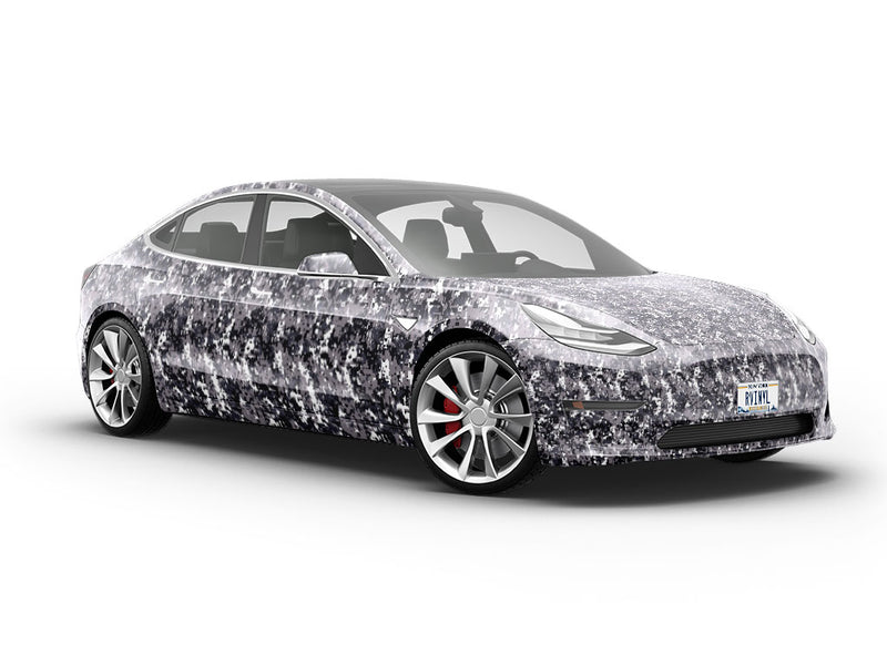Digital Smoke Camouflage Vehicle Vinyl Wrap