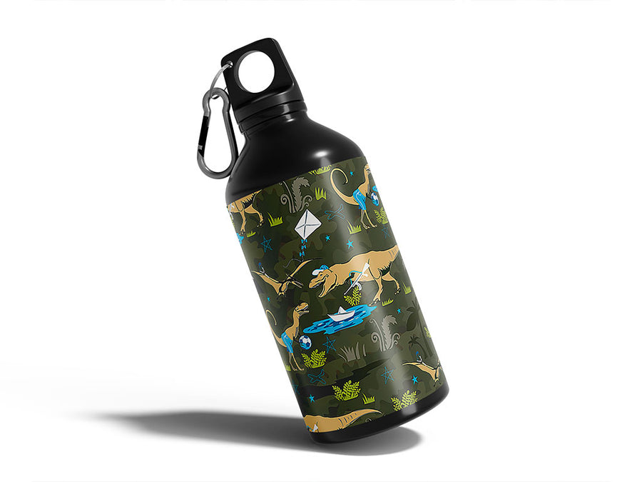 dino boys dinosaur Water Bottle DIY Stickers