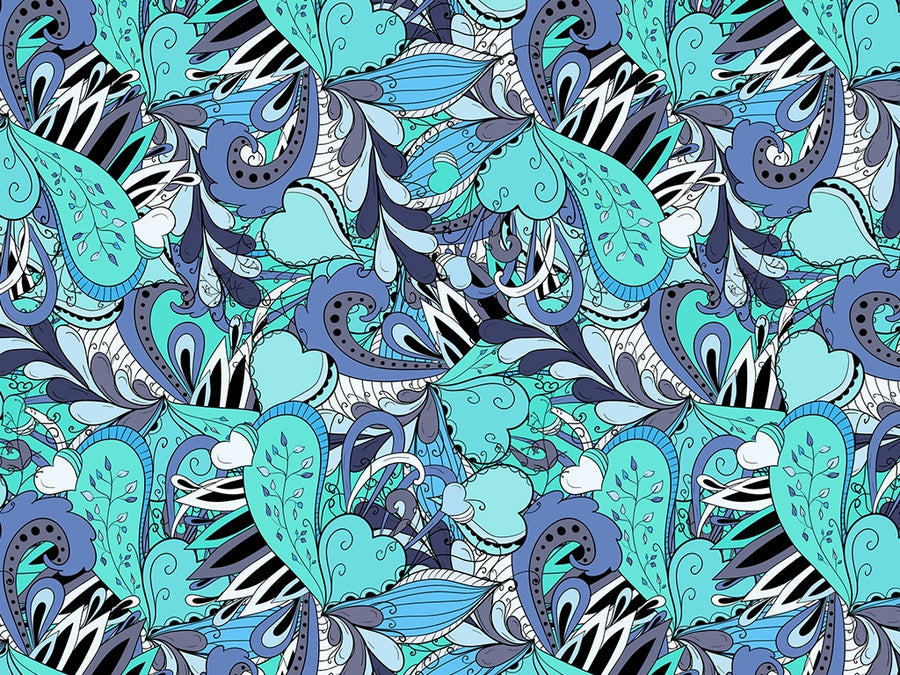 Disappearing Tears Floral Vinyl Wrap Pattern~Rwraps Series 914 Digitally Printed Vinyl Wrap~0