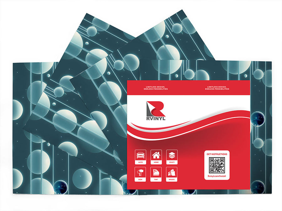 distant connections science fiction Craft Vinyl Sheet Pack