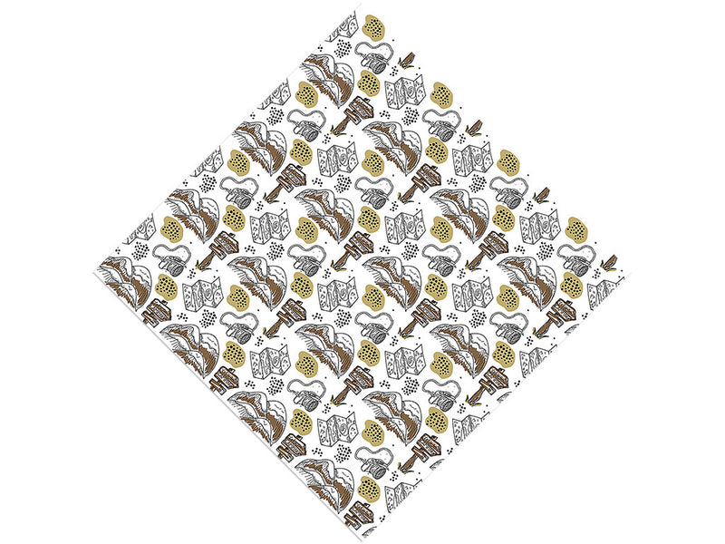 Distant Peaks Camping Vinyl Wrap Pattern