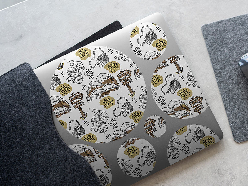distant peaks camping DIY Laptop Stickers