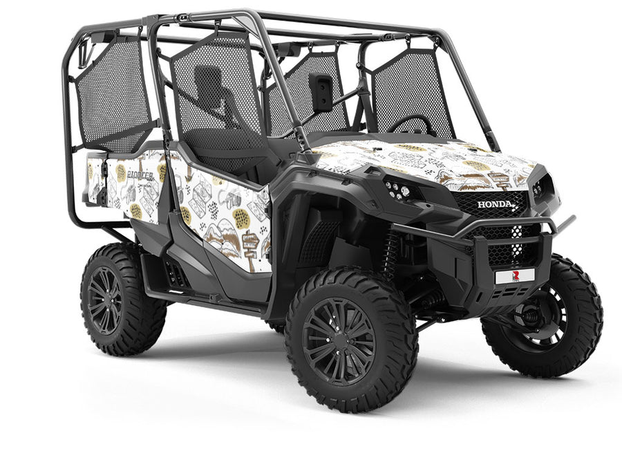 Distant Peaks Camping Utility Vehicle Vinyl Wrap