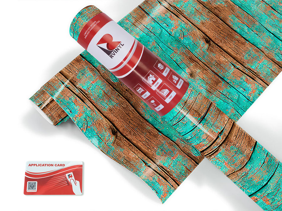 distressed aquamarine Craft Vinyl Roll